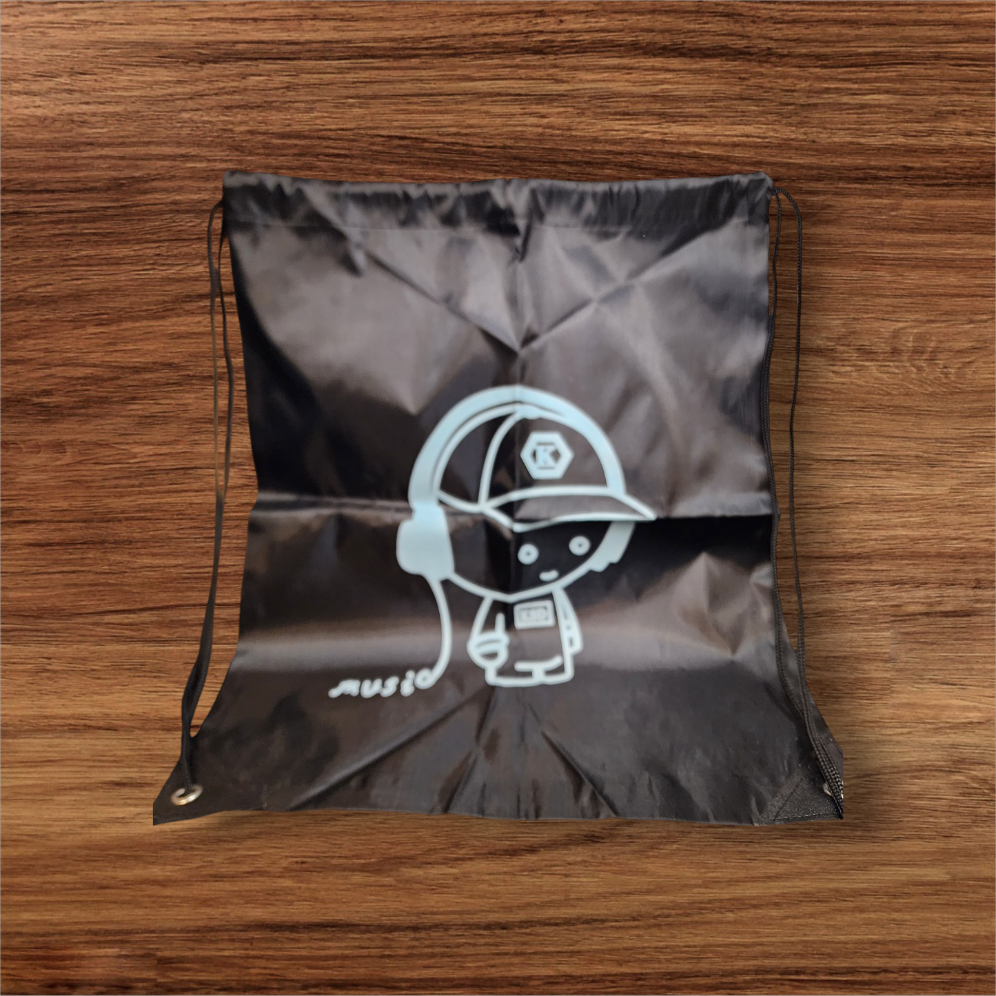 Headphone Boy Cinch Bag