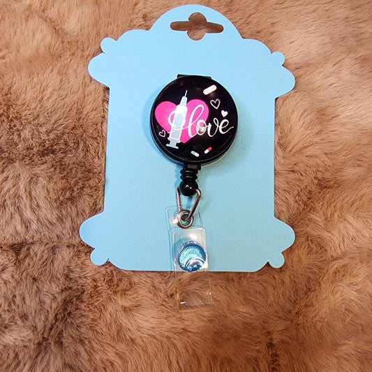 Medical Glass Badge Reel