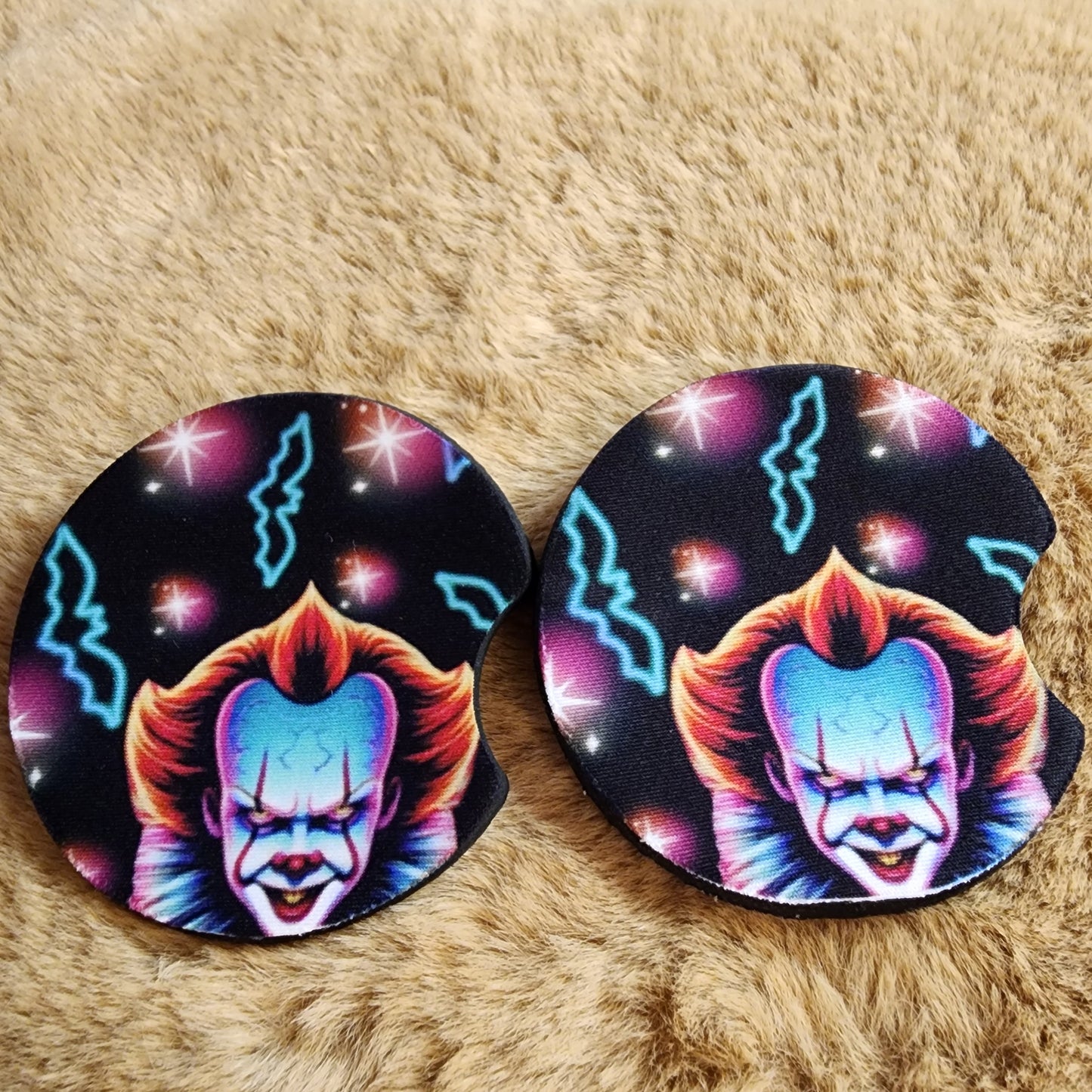 Horror (#4) 2 pc car coaster set