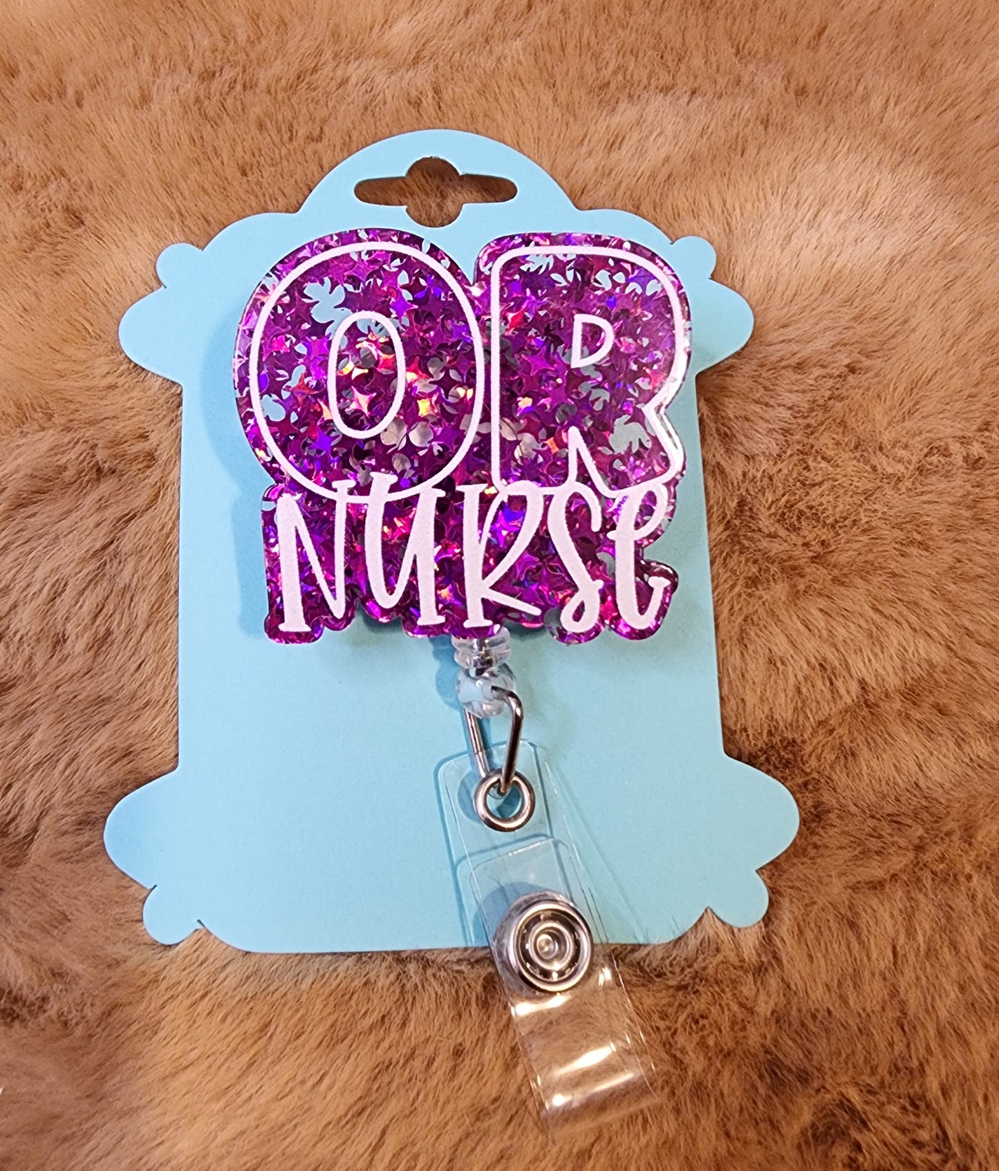 OR Nurse Badge Reel