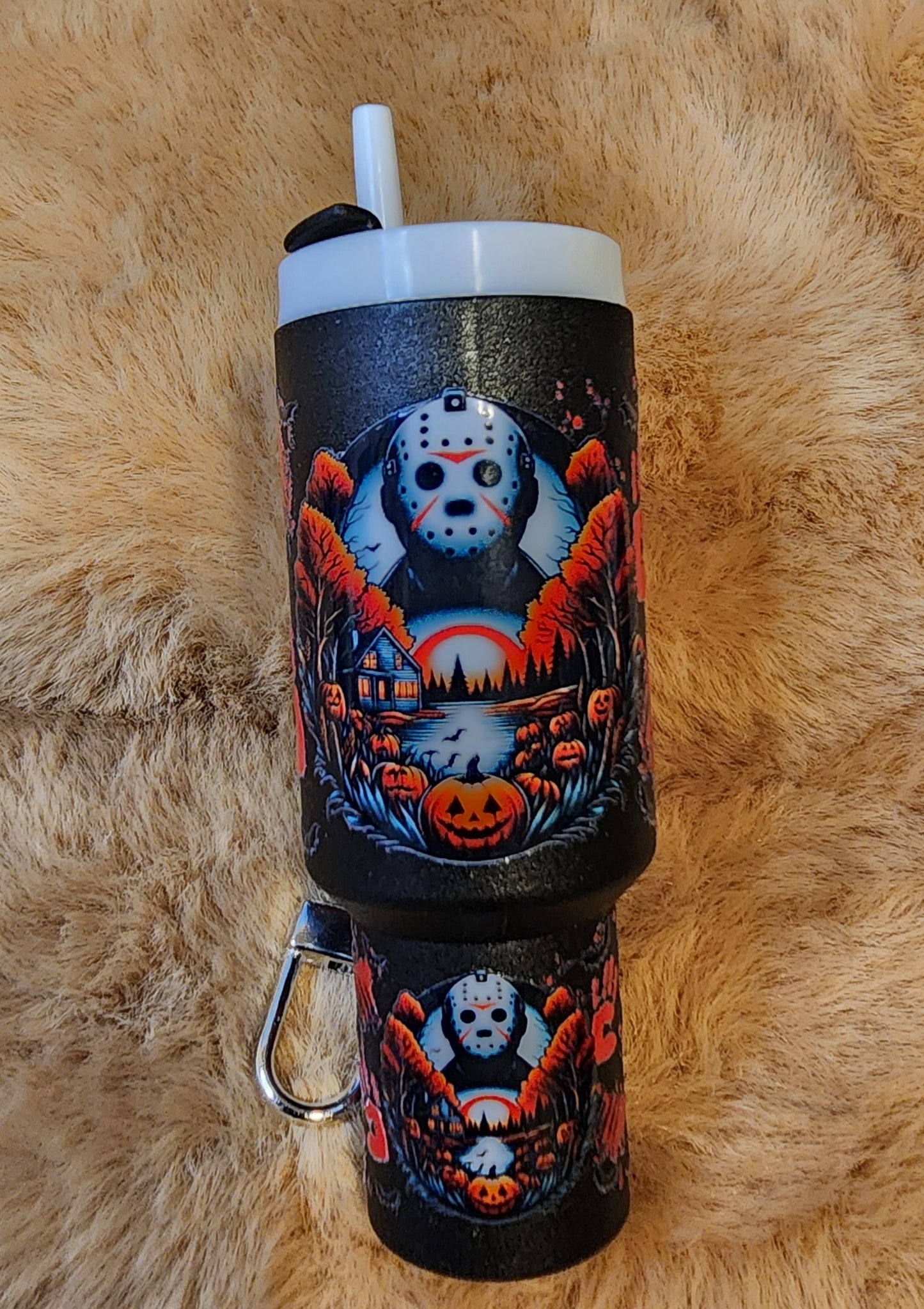 **CLEARANCE** Jason Halloween Mini Tumbler Keychain