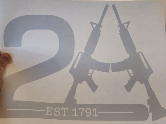 A2 Second Amendment Patriotic DTF
