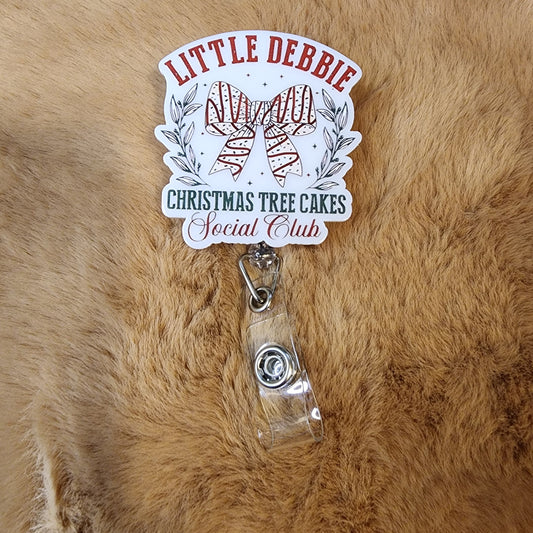 Christmas Tree Cake Social Club Badge Reel