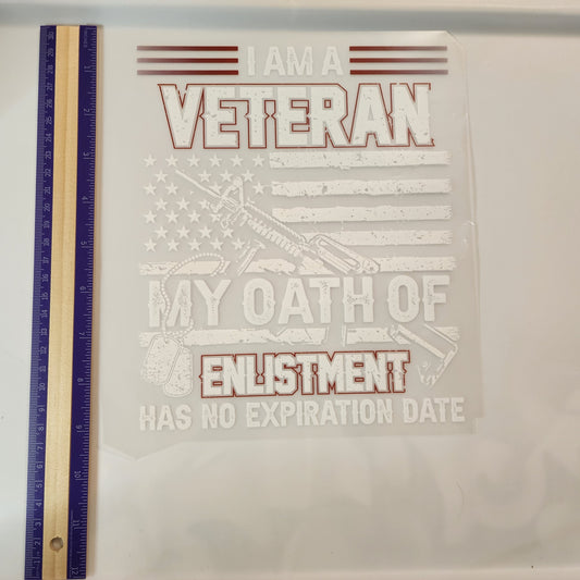 Oath of Enlistment Doesn't Expire Patriotic DTF