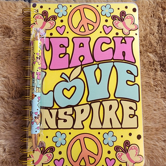 Teacher Notebook/Journal with matching pen