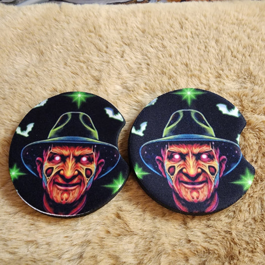 Horror (#2) 2 pc car coaster set