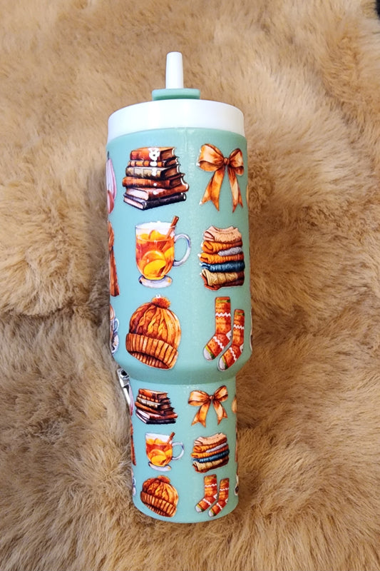 **CLEARANCE** Fall Vibes Mini Tumbler Keychain
