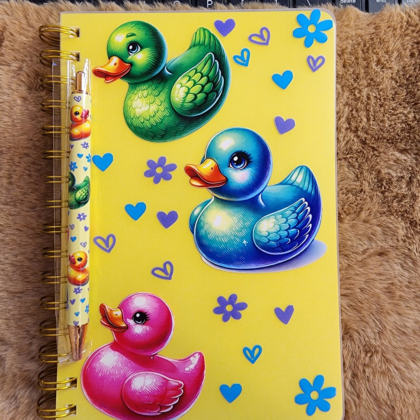 Duck Notebook/Journal with matching pen
