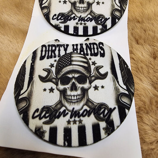 Dirty Hands Car Coaster