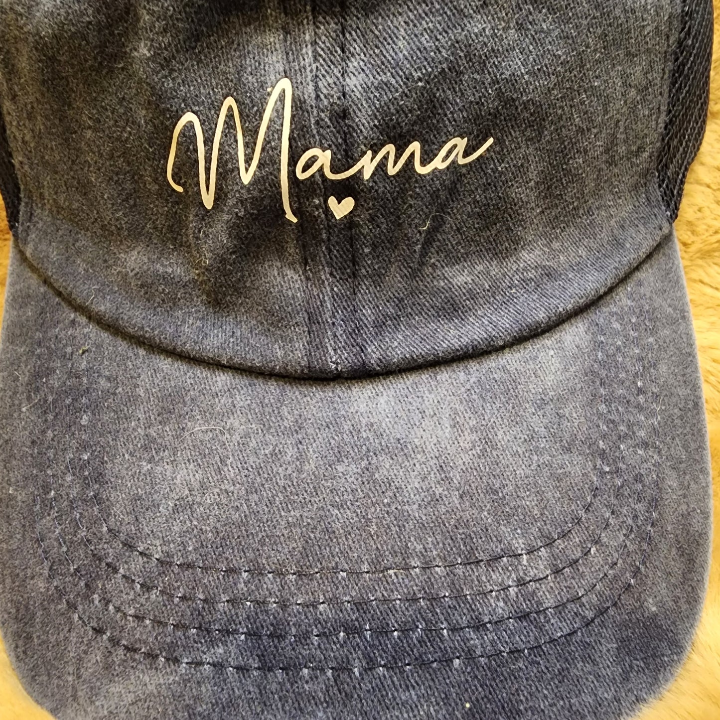 Mama Faded Wash Baseball Cap