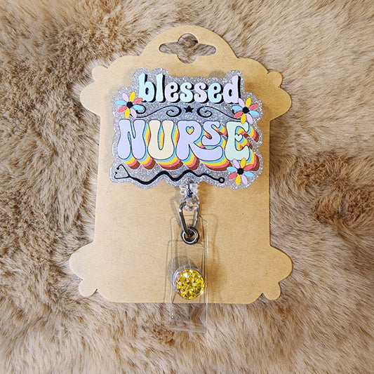 Blessed Nurse Badge Reel