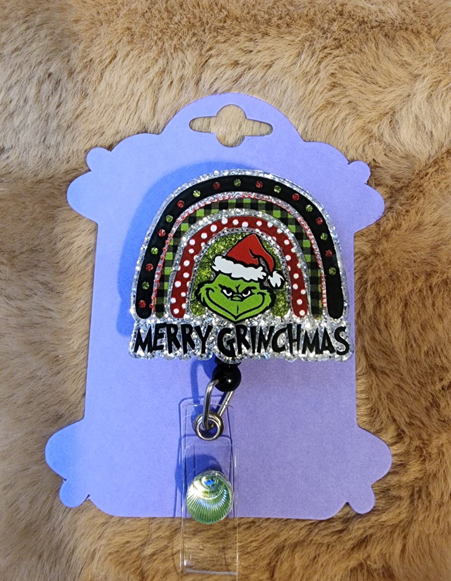 Green Guy Christmas Badge Reel