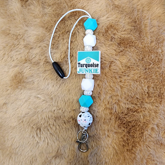 Turquoise Junkie Freshie hanger