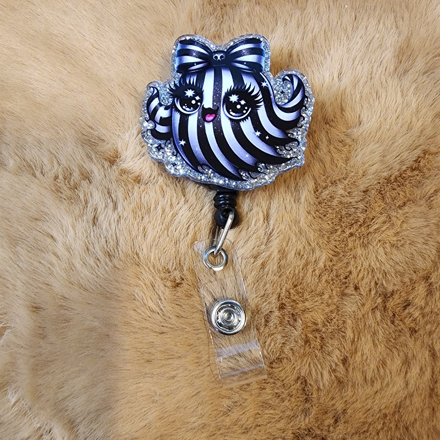 Striped Ghost Badge Reel