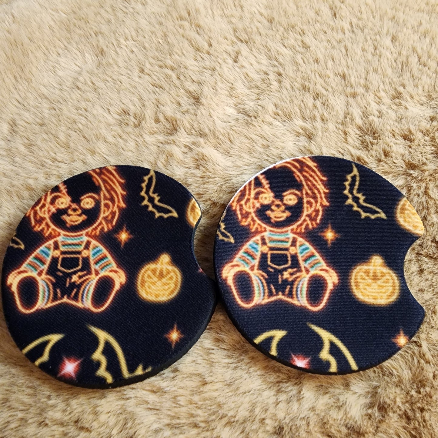 Horror (#3) 2 pc car coaster set