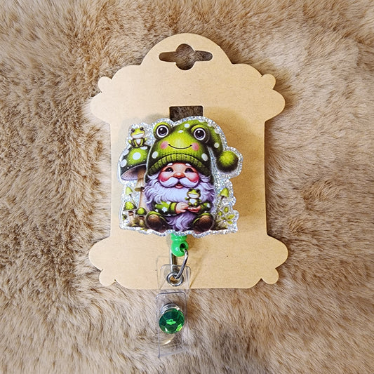 Frog Gnome Badge Reel
