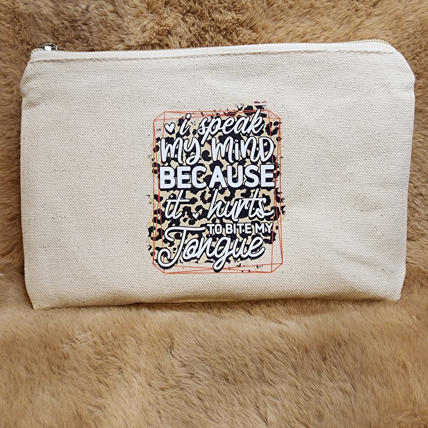 Funny Canvas Makeup Bag