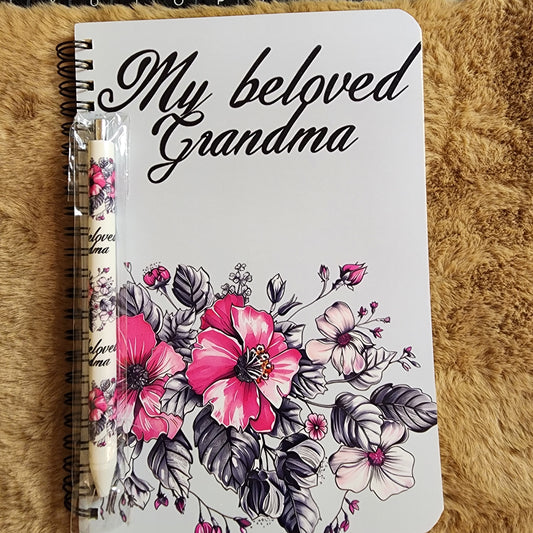 Grandma Notebook/Journal with matching pen